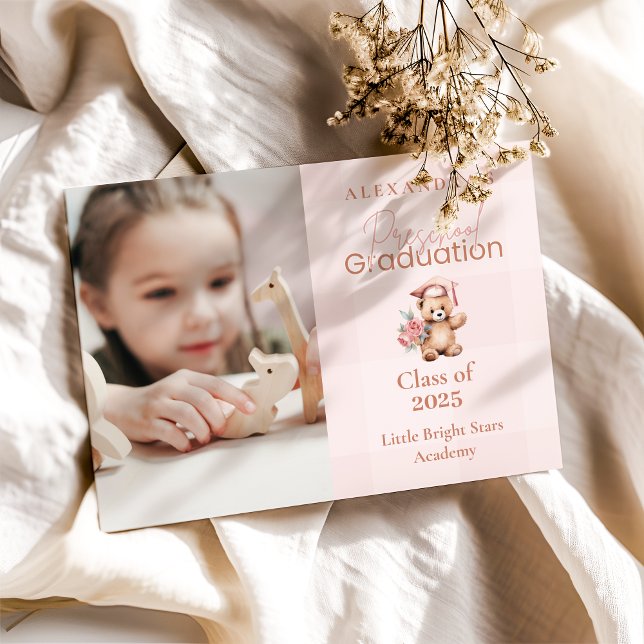 Photo Rosa Preschool Nalle Studenten Meddelande (Skapare uppladdad)