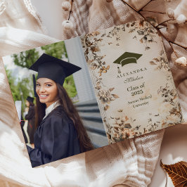 Photo Rustic Vintage WildblommBloom Studenten Meddelande