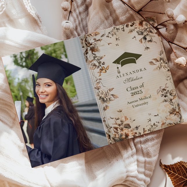 Photo Rustic Vintage WildblommBloom Studenten Meddelande (Skapare uppladdad)