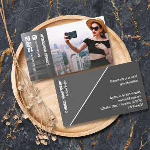 Photo Social Media Influencer Visitkort