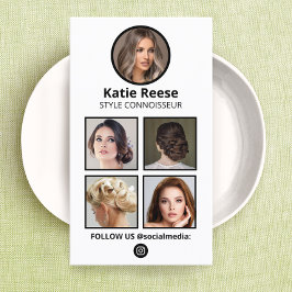 Photo Social Media, Instagram Visitkort