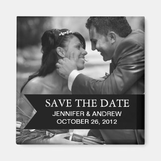 Photo Spara datum magneter (svart och vitt)