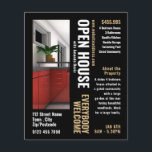 Photo Stil Realtor Open House-reklam Flygblad<br><div class="desc">Foto Stil Realtor Open House-annonser från Affärskortet Store.</div>
