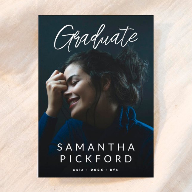 Photo Student Editable Universiteten Grad Meddelande (Skapare uppladdad)