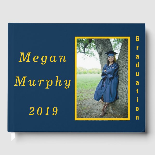 Photo Studenten Guest Bok - School Färg (Framsida)