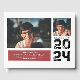Photo Studenten School Red and White Guest Bok