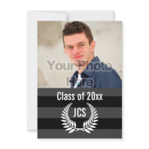 Photo Studentfest Monogram Laurel Black