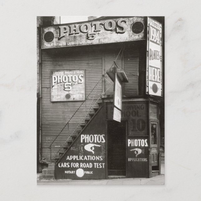 Photo Studio, 1934 Vykort (Framsida)