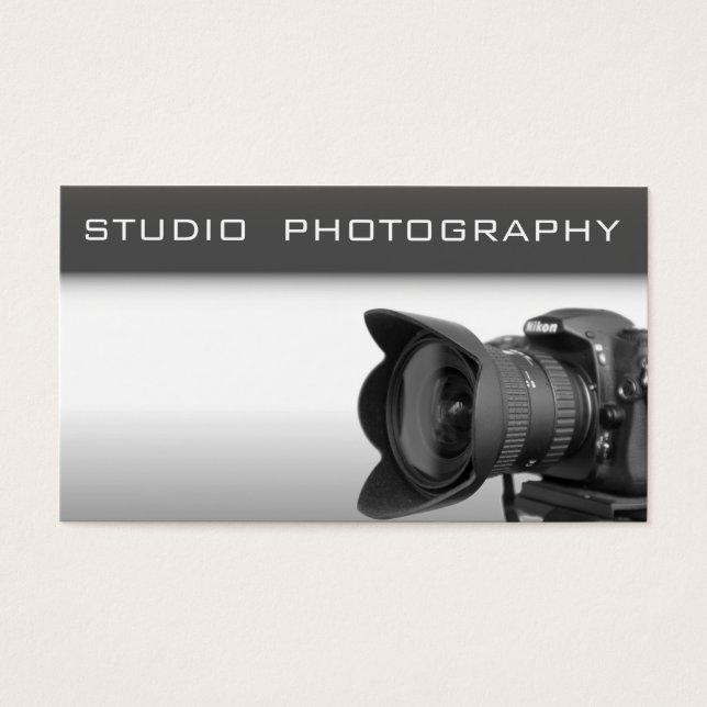 Photo studio visitkort (Framsidan)