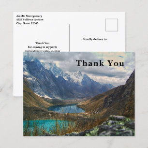 Photo Tack i Scenia Alpine Mountains Vykort