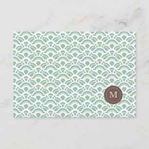 Photo Tack Light Jade Mönster & Monogram Kort
