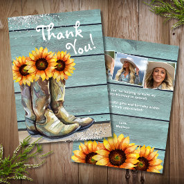 Photo Tack Rustic Land Solrosblommor