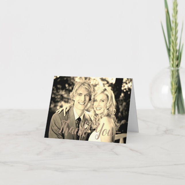 Photo Tack Sepia - anteckningskort (Framsida)