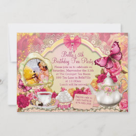 Photo Tea Party-inbjudan Inbjudningar