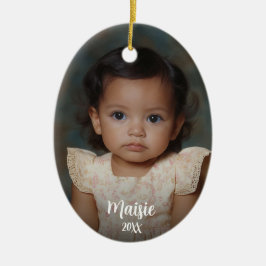 Photo Template-jul eller Helgdag-prydnad Julgransprydnad Keramik