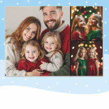 Photo Template-julklapp för familjen