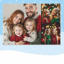 Photo Template-julklapp för familjen