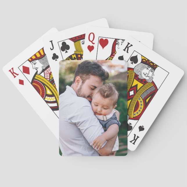 Photo Template Playing Cards Casinokort (Baksidan)