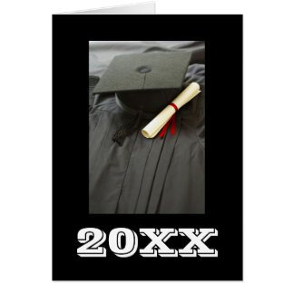 Photo Tillkännagivande för studenten Blank Inside Hälsningskort