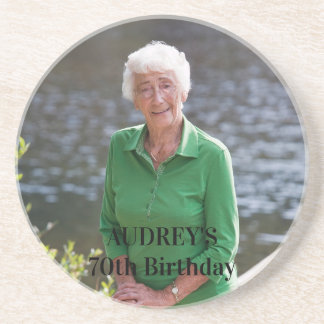 Photo Underlägg för 70:e födelsedagen