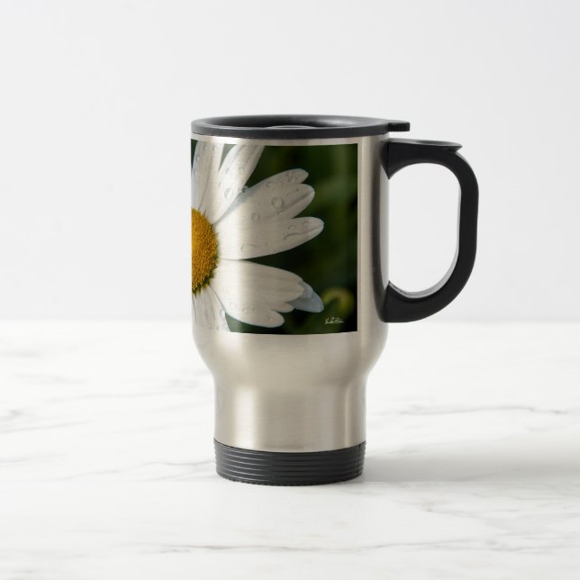photo, une margueritte, font vert resemugg (Höger)