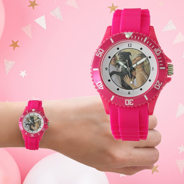 PHOTO vaktare Make Kids Pards Pets Family Armbandsur (Skapare uppladdad)