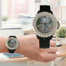 PHOTO vaktare Make Kids Pards Pets Family Armbandsur