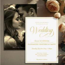 Photo Vintage Wedding Invitation Inbjudningar