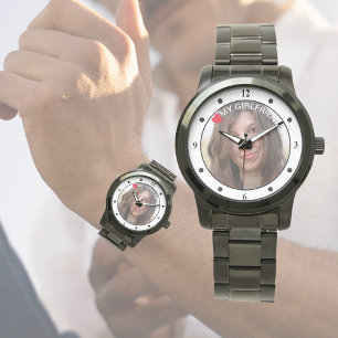 PHOTO Watch I Kärlek (HEART) MY (Anpassningsbar Armbandsur