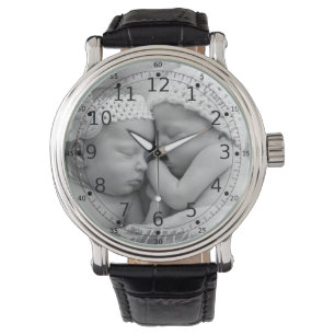 Photo Watch, Personlig Pappa Gifts, Foto Armbandsur