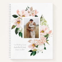 Photo Watercolor Flowers Guest Bok