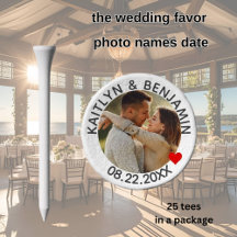 PHOTO WEDDING FAVOR PERSONLIG GOLF TES