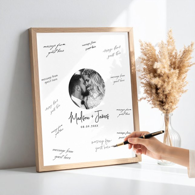 Photo Wedding Guestbook Signature Poster (Skapare uppladdad)