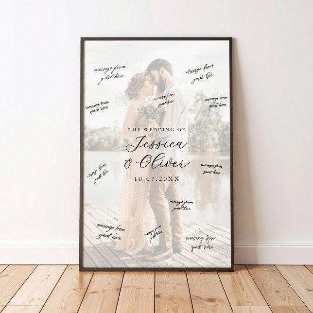 Photo Wedding Signature Guest Book Poster (Skapare uppladdad)