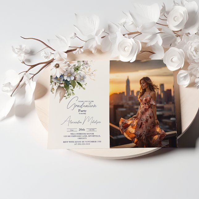 Photo WildblomBoho Garden Studenten Inbjudningar (Skapare uppladdad)