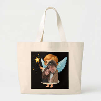 Photo with Angel hand bags Jumbo Tygkasse