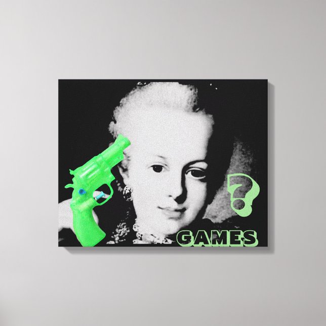 Photoart Kunstfoto Marie Antoinette art photo Foto Canvastryck (Framsida)