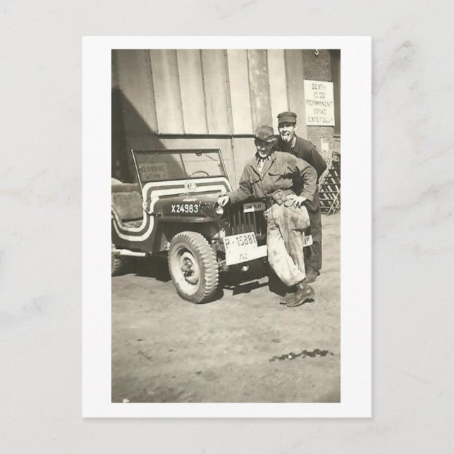 PHOTOBOMB! Vintagens vykort 1940 (Framsida)