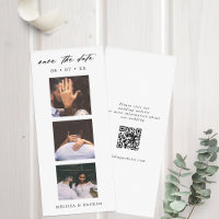 Photobooth Strip QR-kod Bröllop spara datum