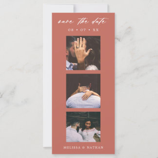 Photobooth Strip Terracotta QR Spara datum