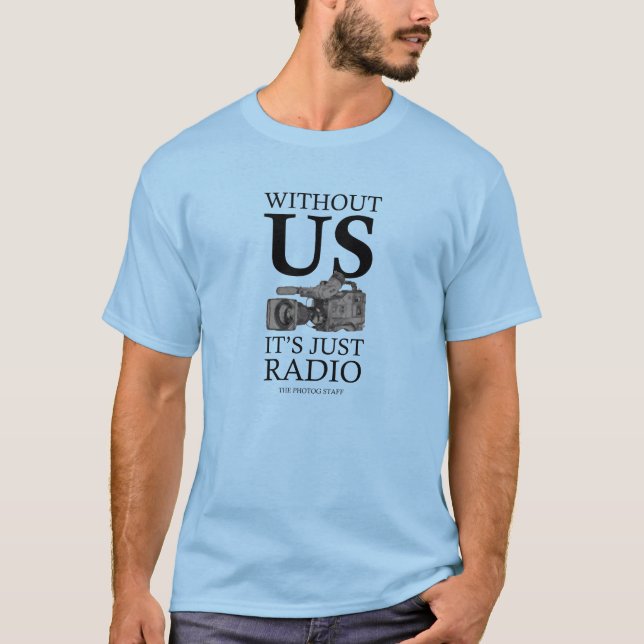 Photog TShirt, för videographers, tvnyheterna, Tröja (Framsida)