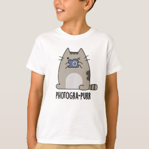 Photograh-purr Funny Cat Photographer Pun T Shirt