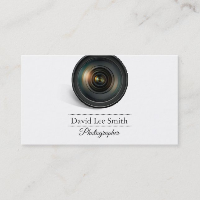 Photographer Business card Visitkort (Framsida)