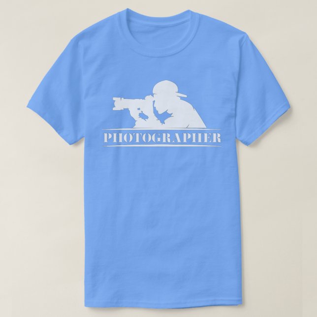 Photographer Camera Photography Photojournalist Le T Shirt (Design framsida)