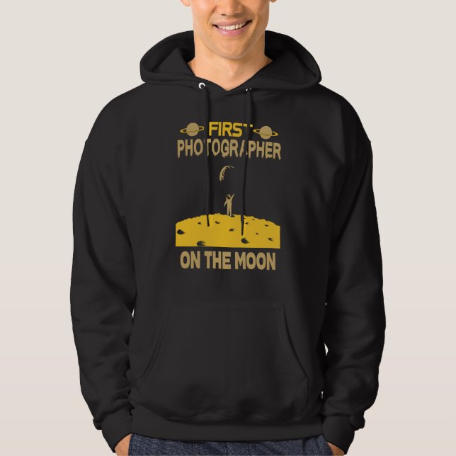 Photographer On The Moon Hoodie (Framsida)
