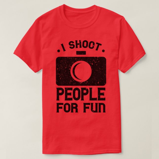 Photographer Ord Gift T Shirt (Design framsida)