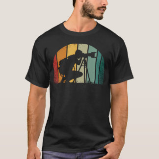 Photographer Sunset Taking Photos Camera Gyu Photo T Shirt