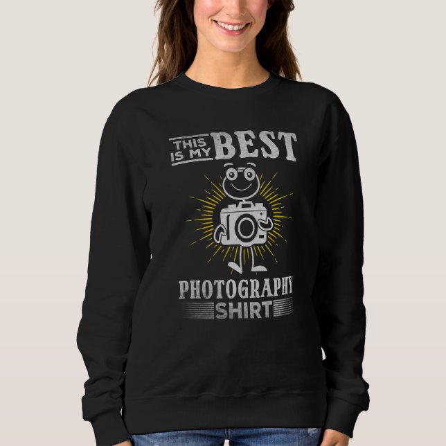 Photographer This Is My Best Photography  Photogra T Shirt (Framsida)