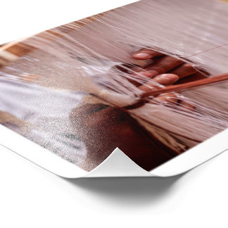 Photographie Mains d'artisan - Uekani 17,7x12,7 cm Fototryck