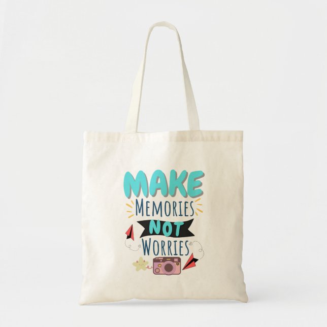 Photography Aesthetic Quote Tote Bag  Tygkasse (Framsidan)